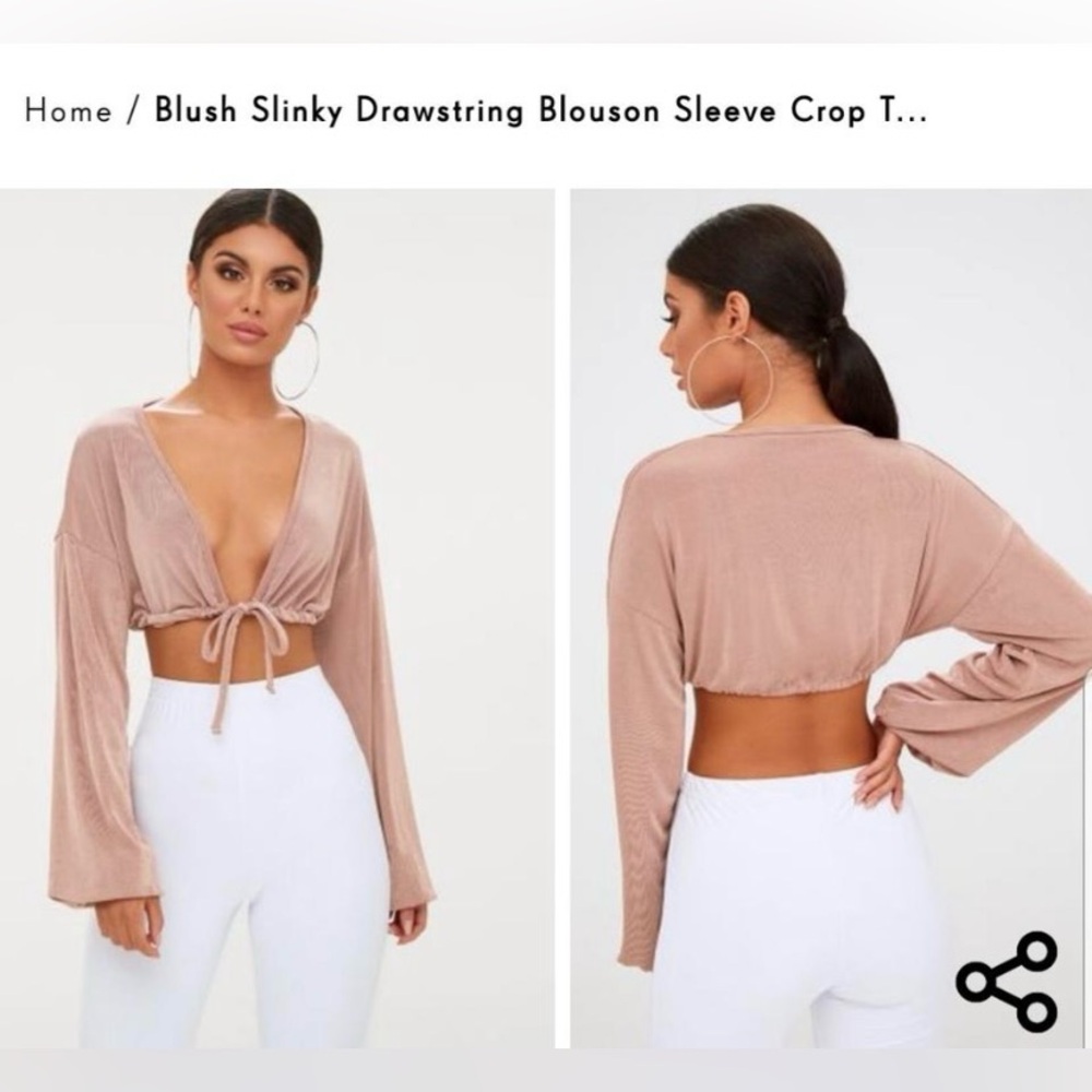 NWT PrettyLittleThing Crop Top